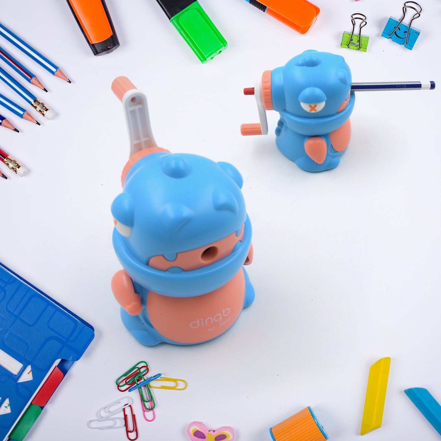 Sharpener for Pencil with Removable Tray Hardiness Steel Cutter, Kids Teddy Shaped Pencil Sharpener Machine, Birthday Return Gift Stationary Gifts