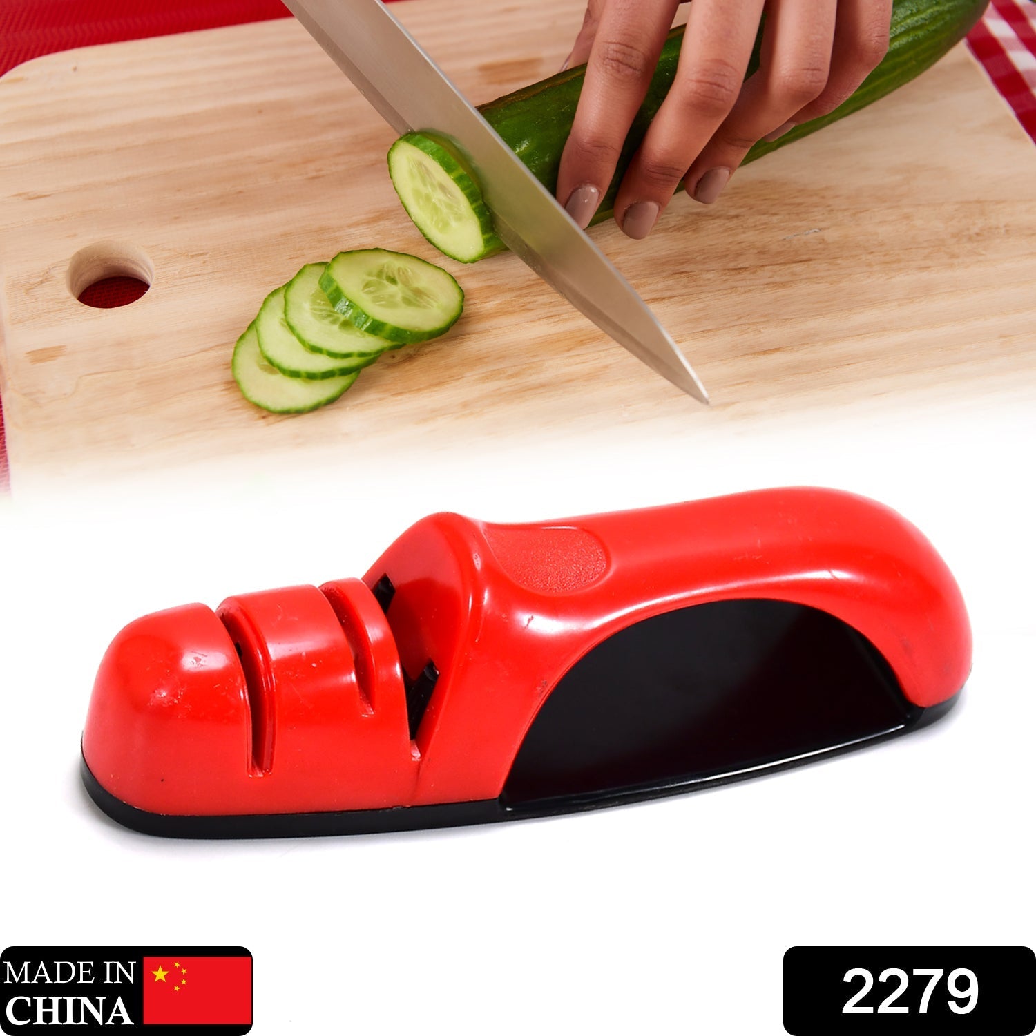 2279 3Stage Knife Sharpening Tool for Kitchen (Loose) DeoDap