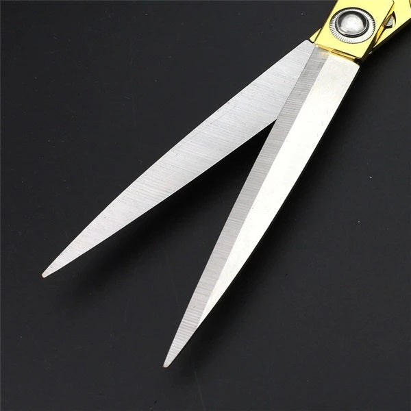 Stainless Steel Tailoring Scissor Sharp Cloth Cutting for Professionals  (Golden)