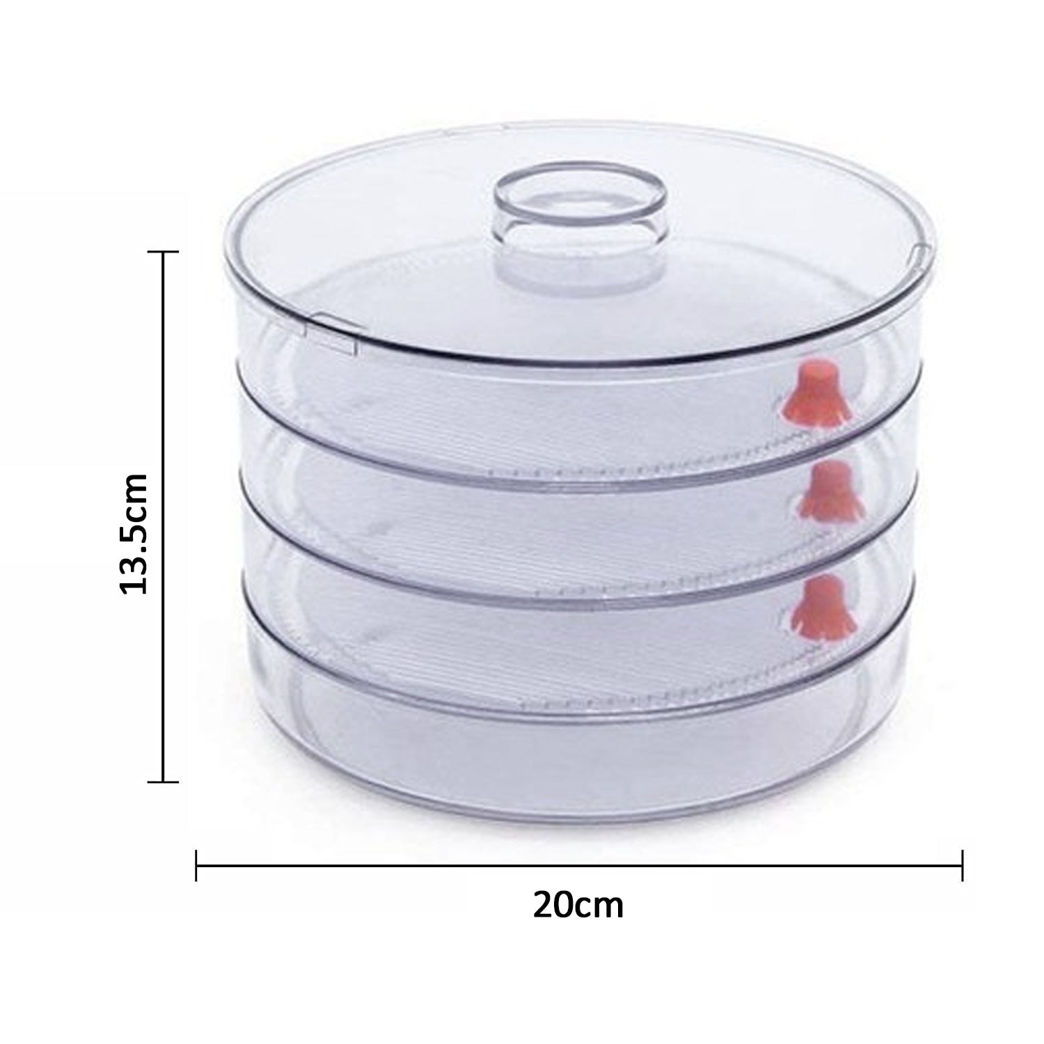 070 Plastic 4 Compartment Sprout Maker, White Homeworld company