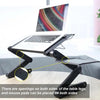 6925 Modern Style Portable Adjustable Foldable Laptop Holder Notebook Desks Lap PC Folding Desk Table Vented Stand  2 Built in Cooling Fans