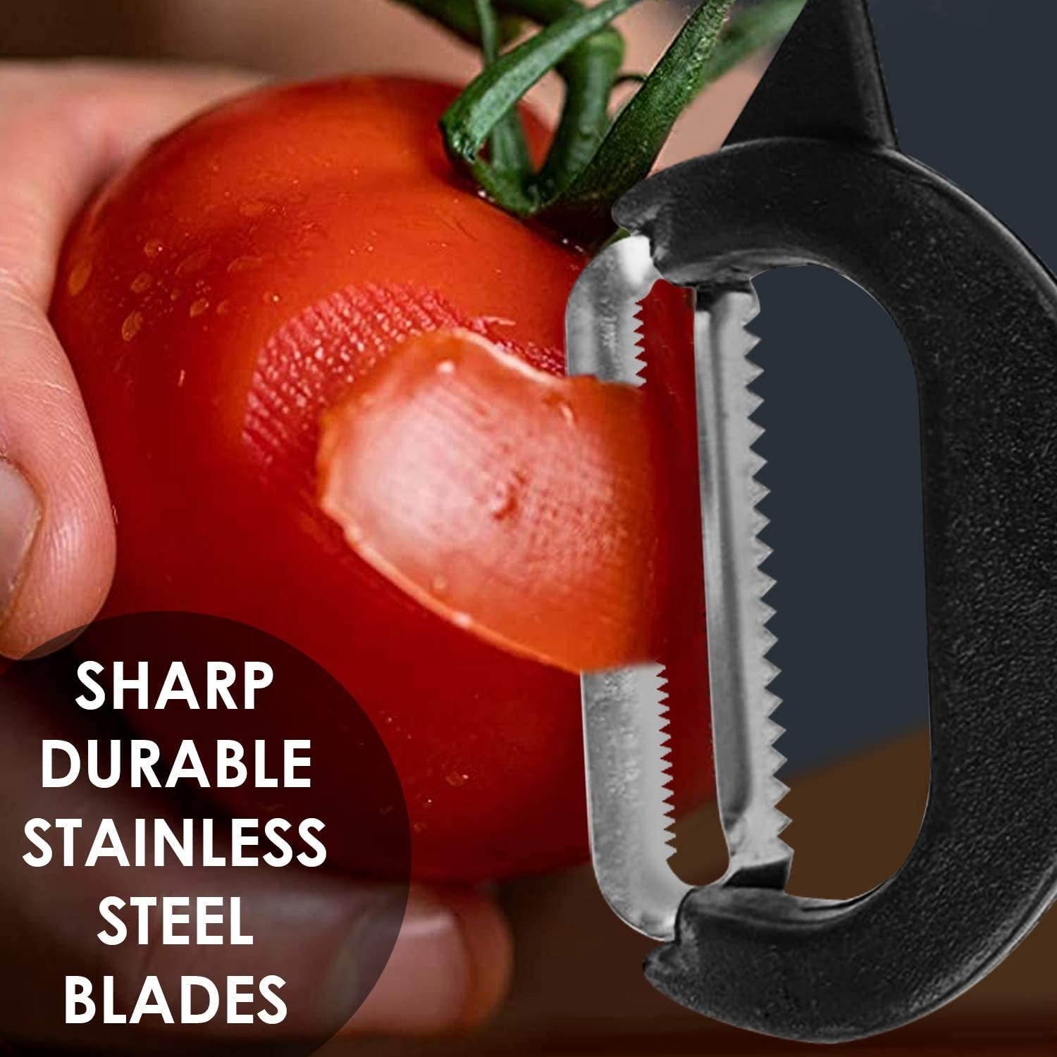 2618 2-in-1 Double Julienne and Vegetable Peeler DeoDap