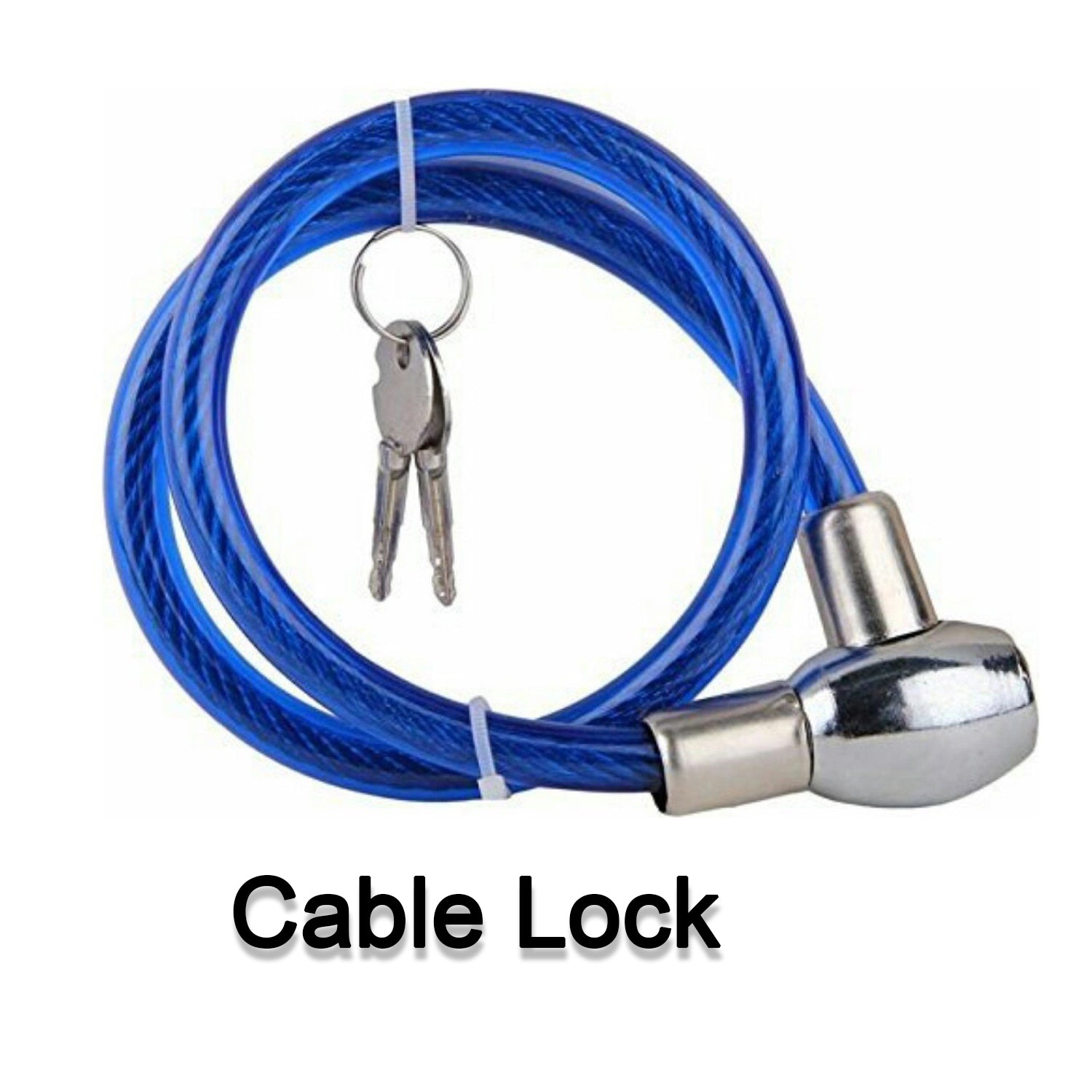 0228A Multipurpose Cable Lock for Bike, Luggage, Steel Keylock, Anti-Theft DeoDap