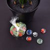 4019 Glass Gem Stone, Flat Round Marbles Pebbles for Vase Fillers, Attractive pebbles for Aquarium Fish Tank. DeoDap