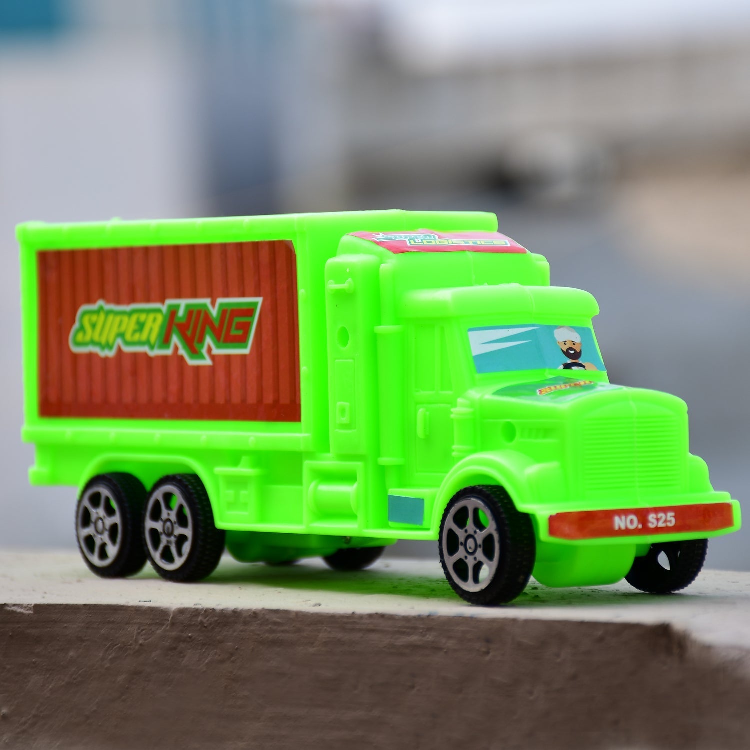 4467 Plastic Container Cargo Truck toy for kids DeoDap