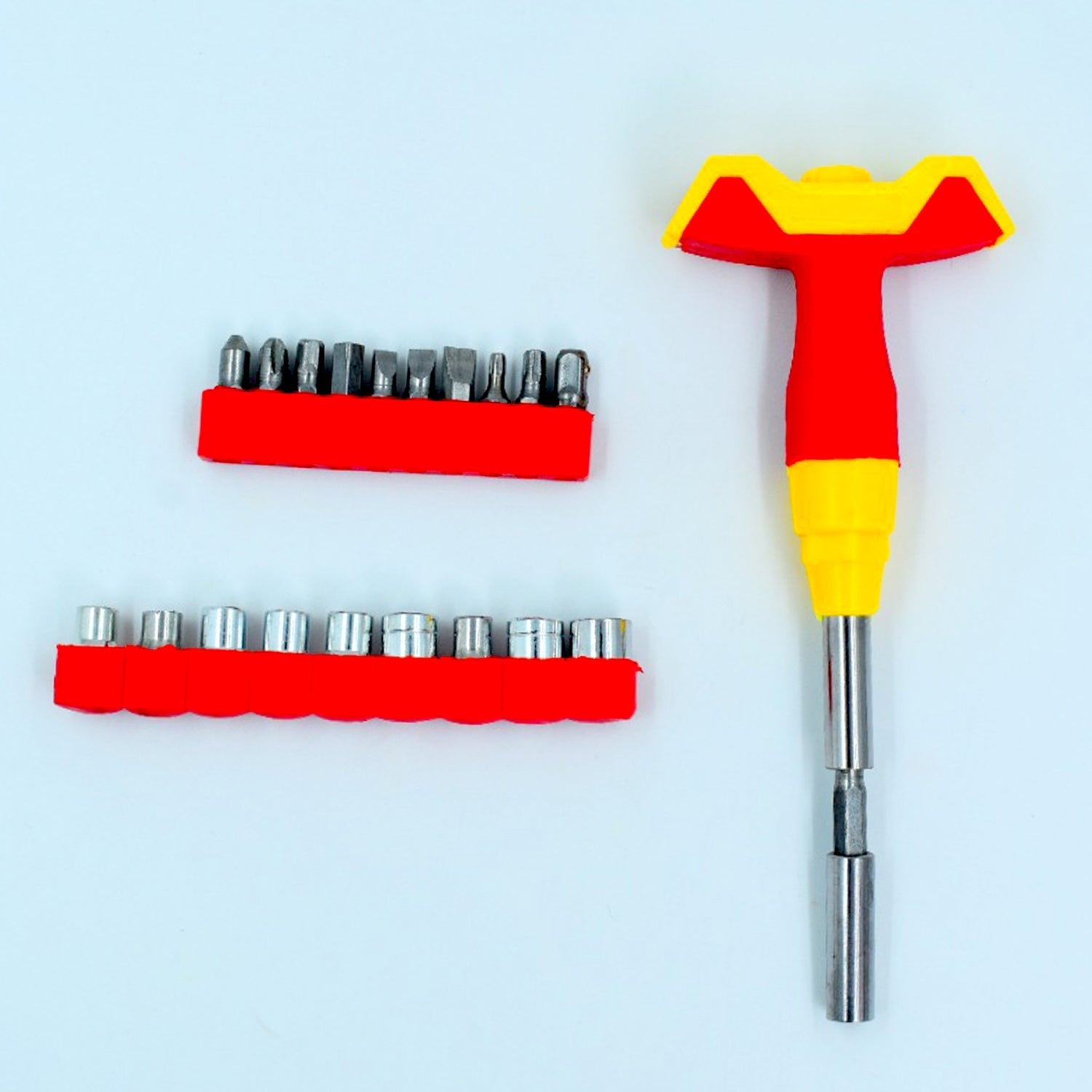 9180 20pcs T-shape screwdriver set Head Ratchet Pawl Socket Spanner hand tools DeoDap