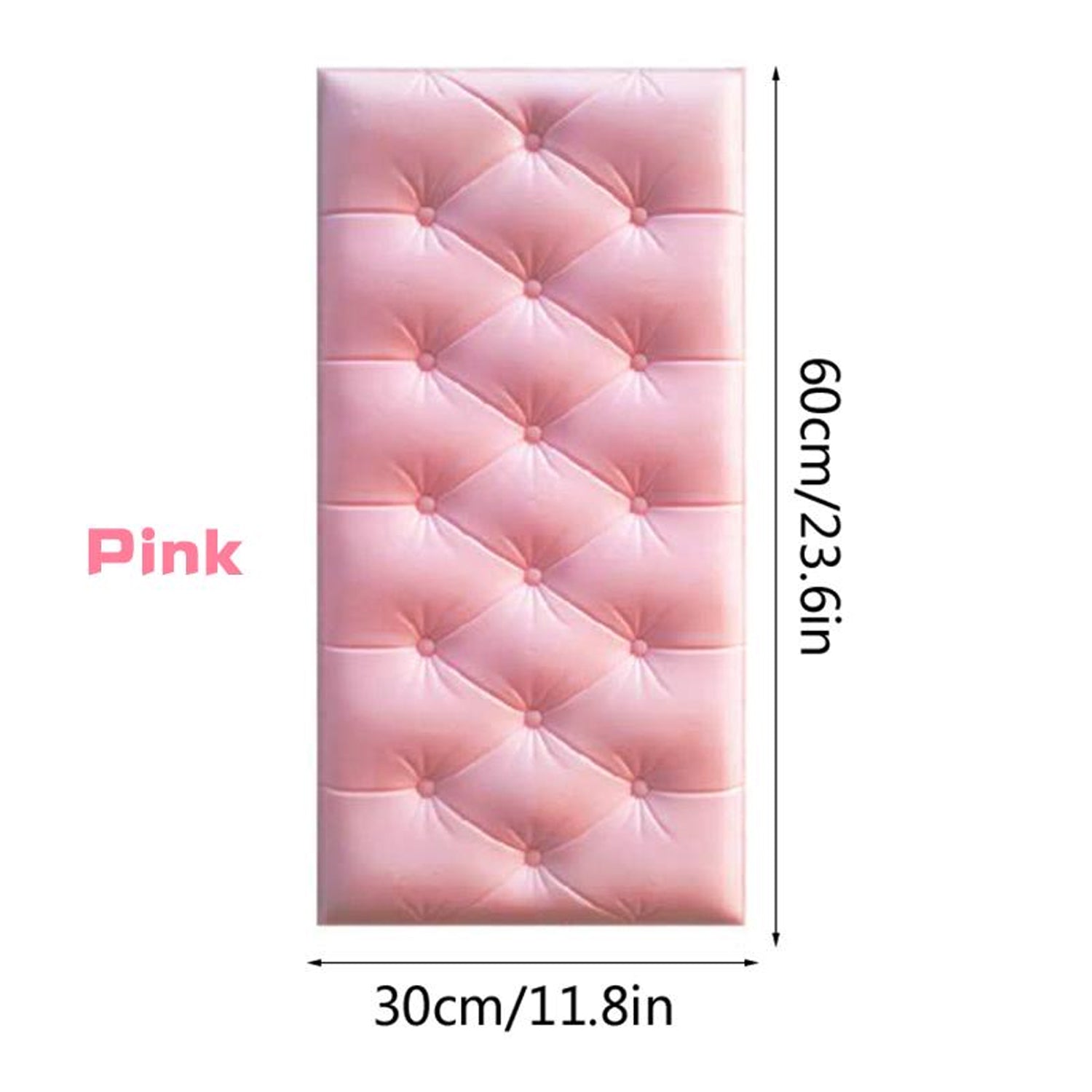 9039 Pink 3D Adhesive wallpaper for  living Room. Room Wall Paper Home Decor Self Adhesive Wallpaper DeoDap