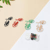 7555 Bicycle Shape Key Chain Holder and wall mount bike hook Key Holders Plastic Key Holder For Home, Office (pack of 4)