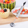 5335 Multifunctional 2 in 1 Melon Baller - Stainless Steel Dig Scoop with Fruit Carving Knife. DeoDap