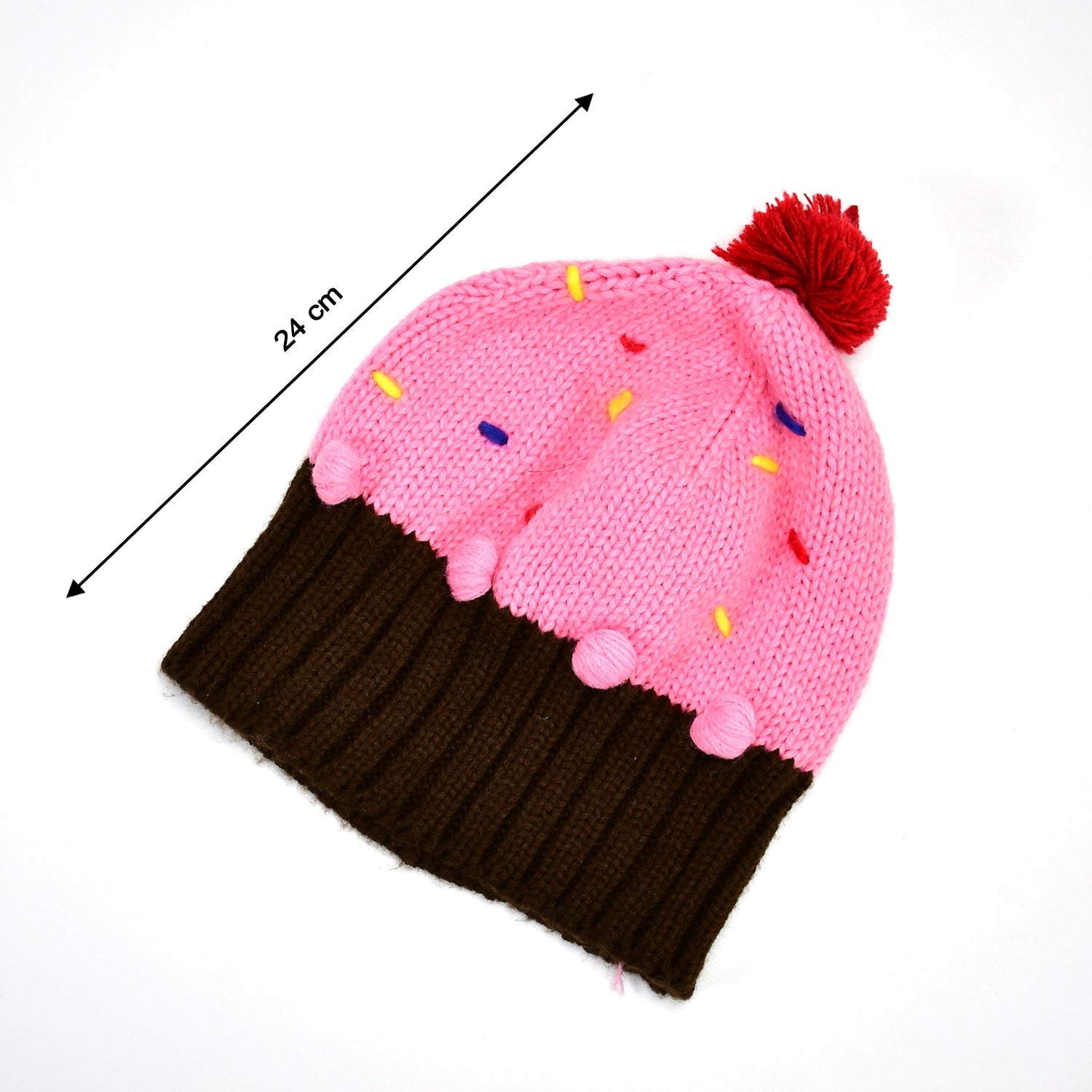 6353 Men's and Women's Skull Slouchy Winter Woolen Knitted Black Inside Fur Beanie Cap. DeoDap