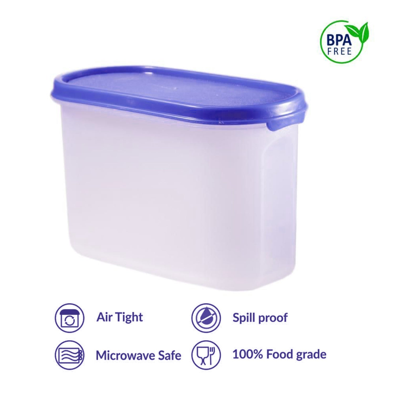 2622 Kitchen Storage Container for Multipurpose Use (1000ml) (Pack of 4) DeoDap