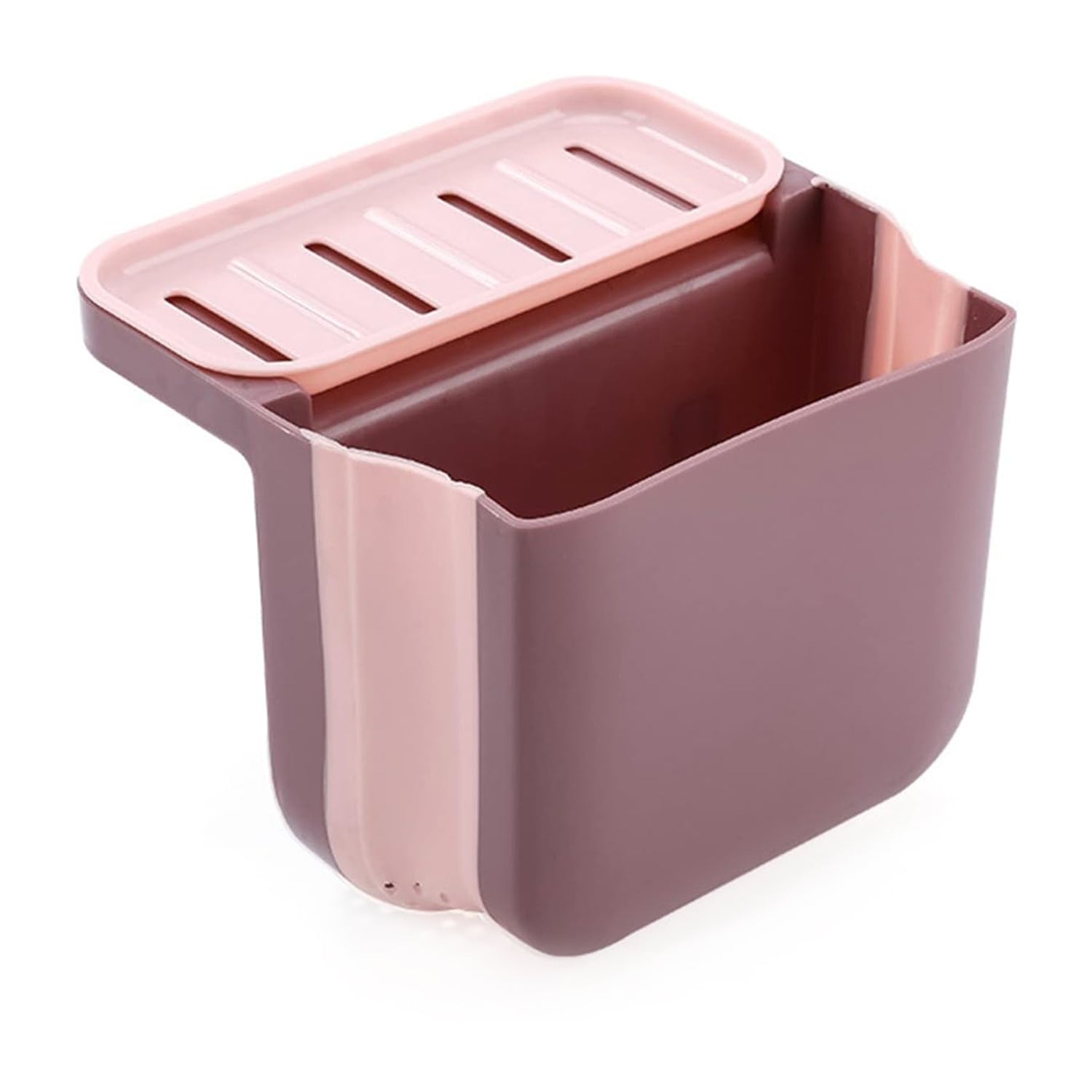 5856  Small Multifunction Sink Drain Basket - Universal & Foldable - Sink Trash Holder Sink Side Storage Drainer Strainer Basket, Foldable Kitchen Sink Drain Strainer for Food,Dish Drainer for Fruits, Vegetables