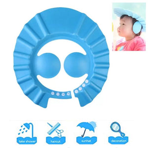 0378 Adjustable Safe Soft Baby Shower cap Homeworld company