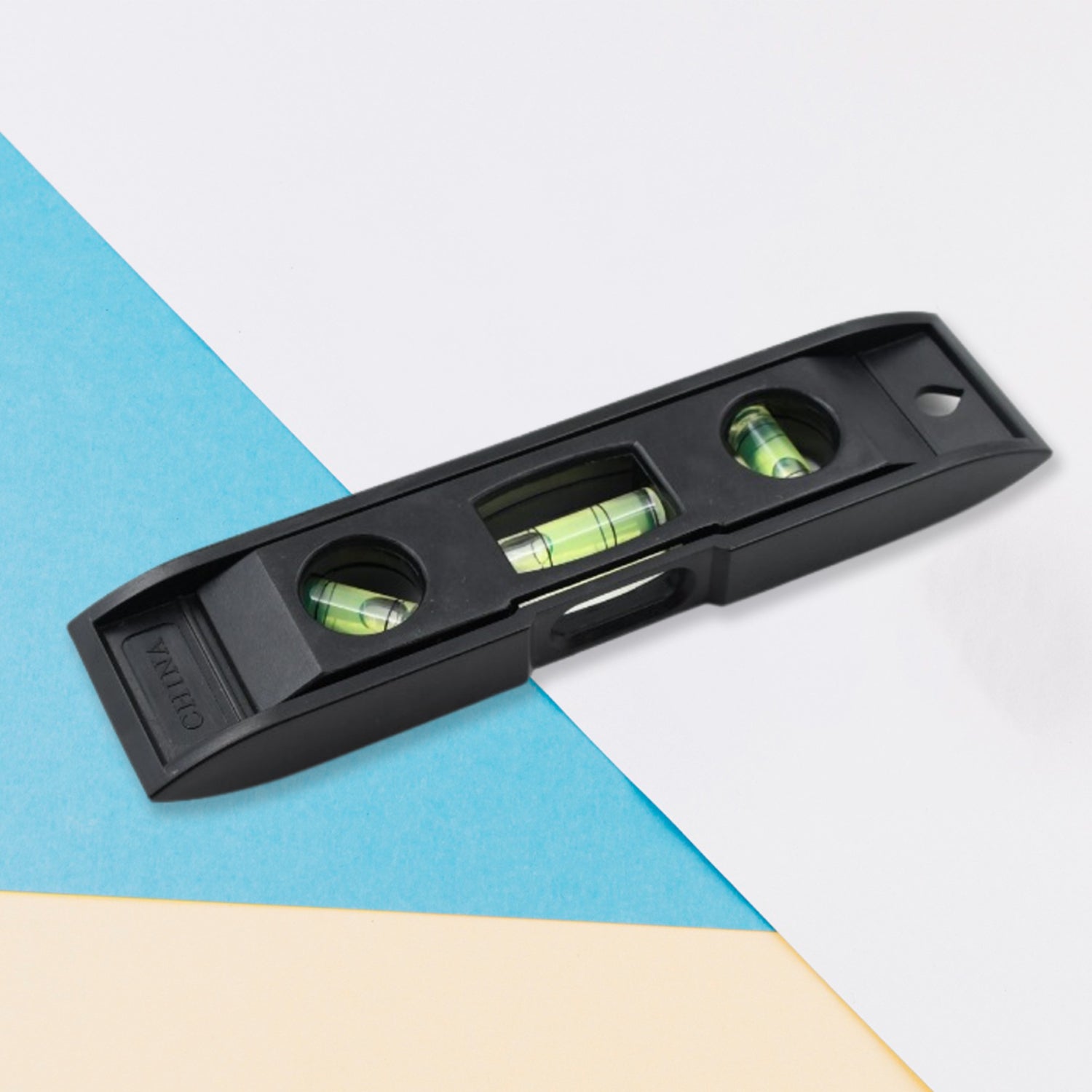 9371 Plastic Torpedo Level, Spirit Level 3 Bubble Level Torpedo Plastic Level Bubble Measuring Tool