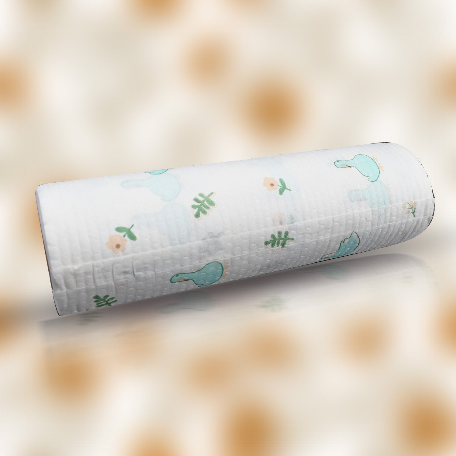 1605 Non Woven Reusable and Washable Kitchen Printed Tissue Roll Non-stick Oil Absorbing Paper Roll Kitchen Special Paper Towel Wipe Paper Dish Cloth Cleaning Cloth 45 sheets