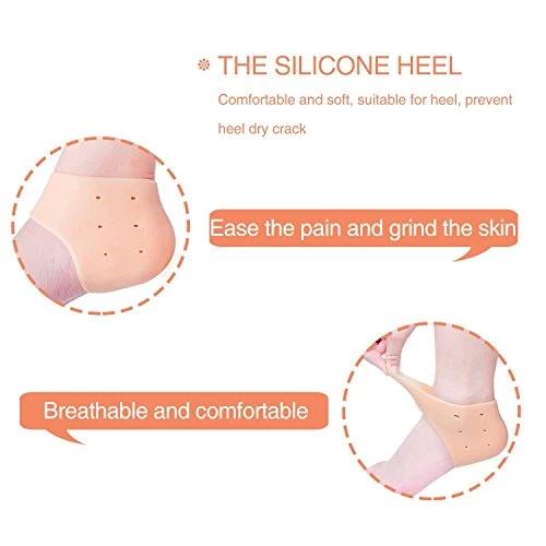 339 Moisturizing Skin Softening Silicone Gel for Dry Cracked Heel Repair (Multicolour) Homeworld company