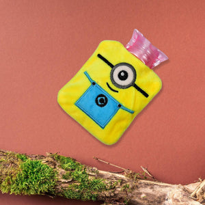 6506 Minions small Hot Water Bag with Cover for Pain Relief, Neck, Shoulder Pain and Hand, Feet Warmer, Menstrual Cramps. DeoDap