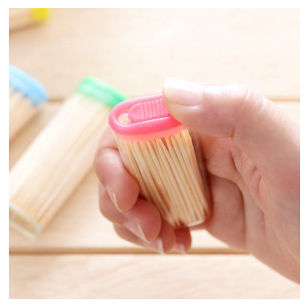 1095 Bamboo Toothpicks with Dispenser Boxq DeoDap