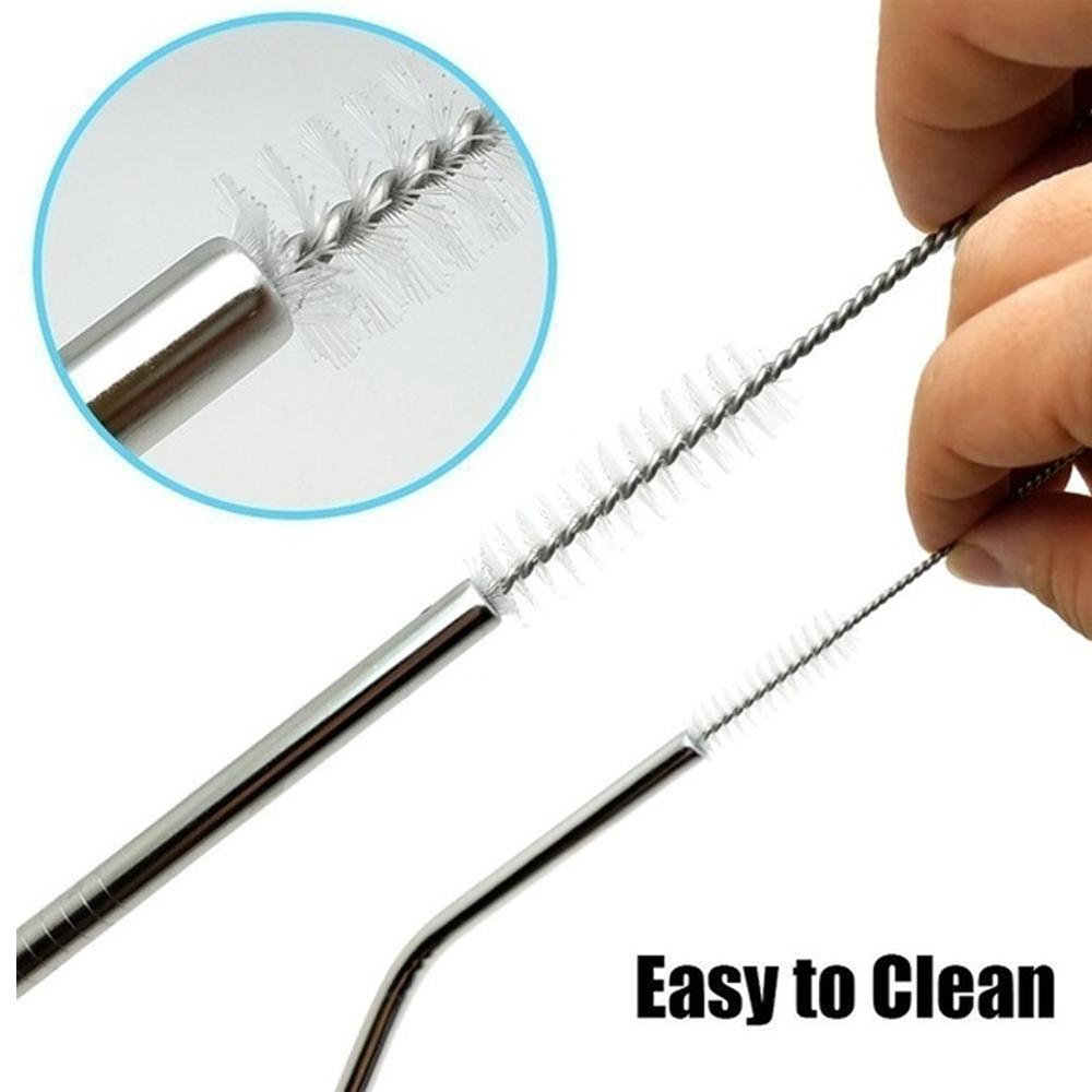 578 Stainless Steel Straw Cleaning Brush Drinking Pipe, 23mm 1 pcs DeoDap