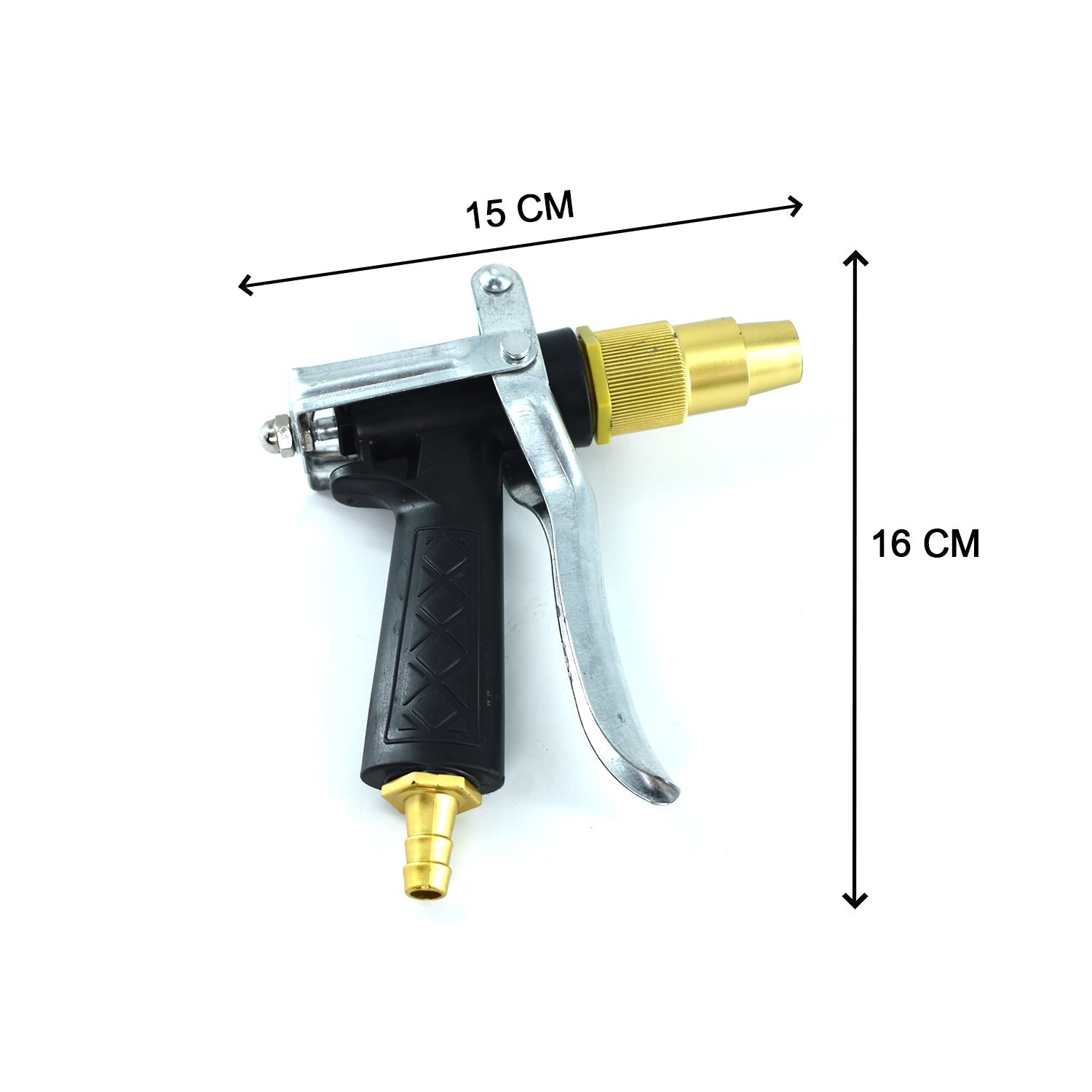 1608 Durable Gold Color Trigger Hose Nozzle Water Lever Spray