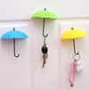 9063 Multipurpose Umbrella Key Hat Holder Wall Hanging Hook Multicolor DeoDap