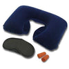 505 -3-in-1 Air Travel Kit with Pillow, Ear Buds & Eye Mask Homeworld company WITH BZ LOGO