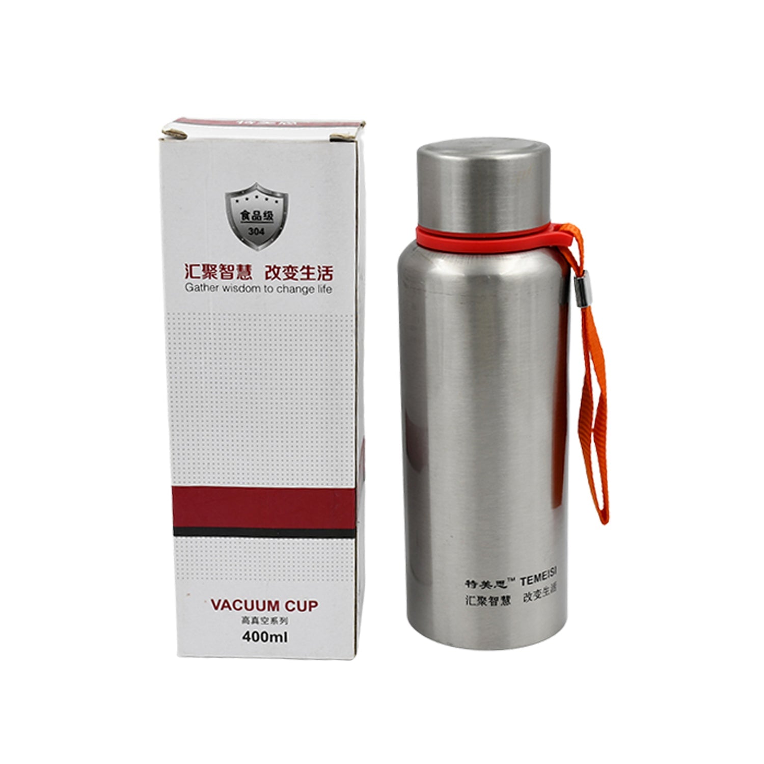 6984 HOT AND COLD STAINLESS STEEL VACUUM WATER BOTTLE FOR SCHOOL, OFFICE AND OUTDOORS 400ML