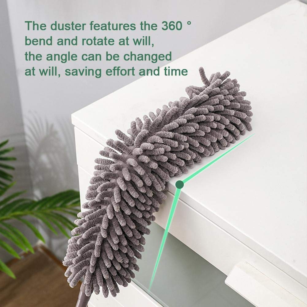 1270 Foldable Multipurpose Microfiber Fan Cleaning Duster for Quick and Easy Cleaning DeoDap