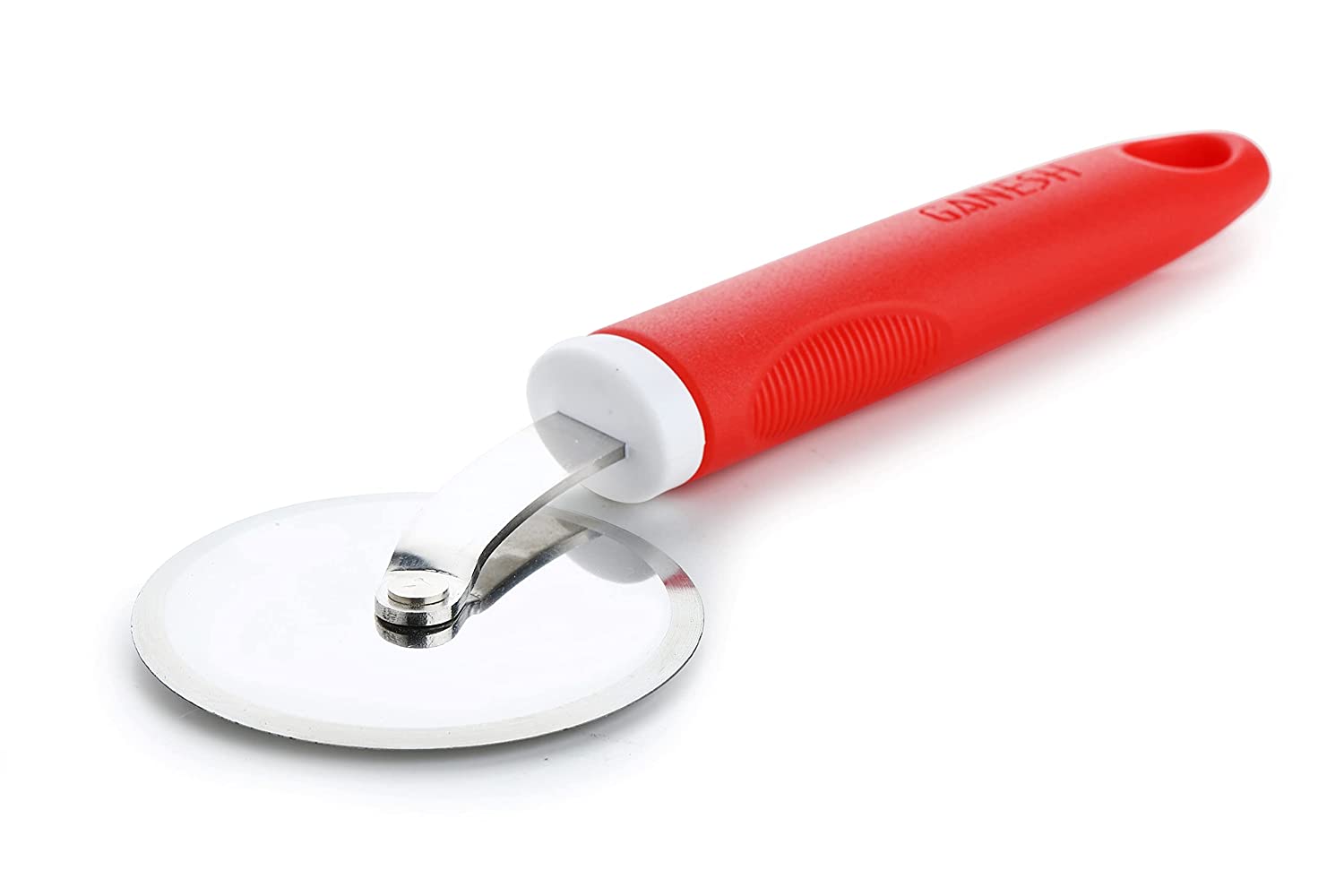 8707 Ganesh GANESH PIZZA / PASTRY CUTTER Wheel Pizza Cutter  (Stainless Steel) DeoDap