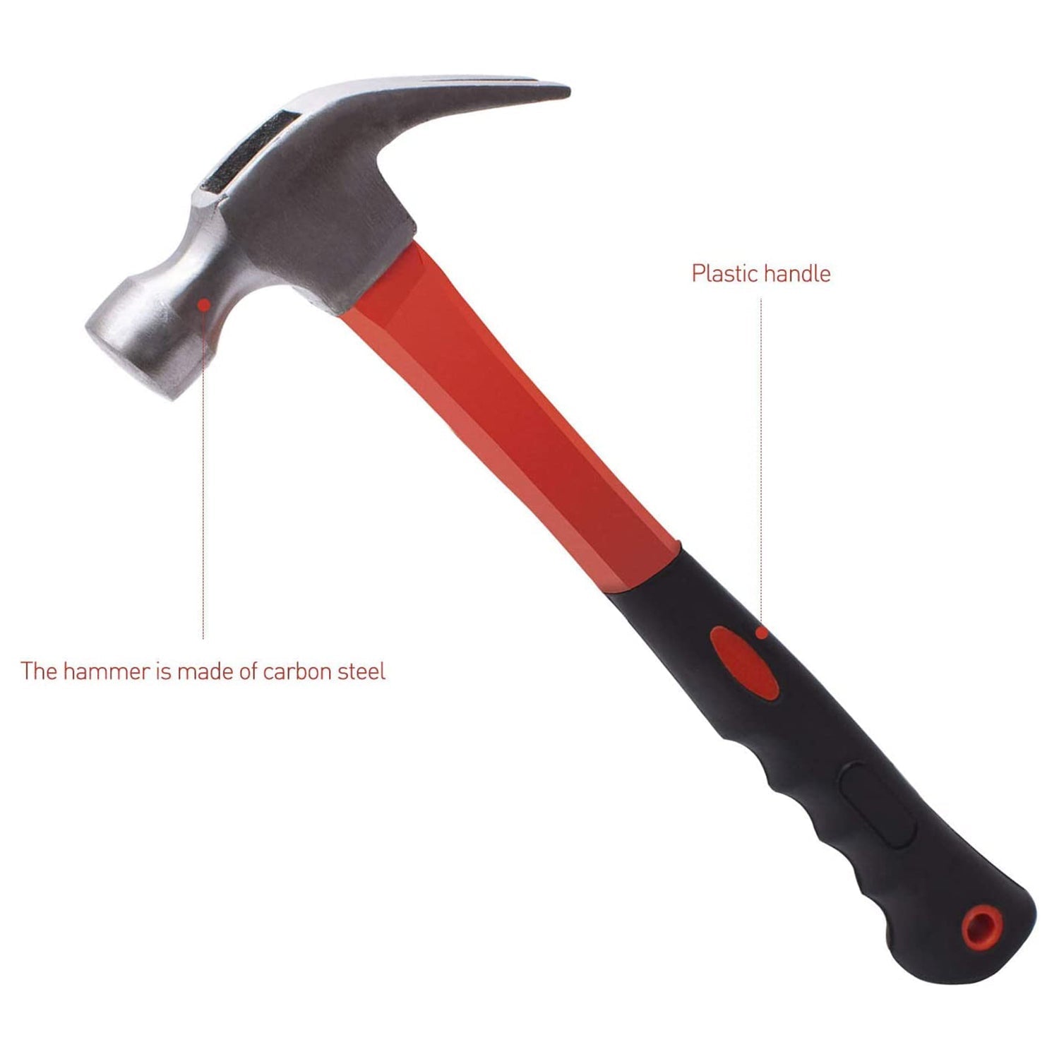 9081 Fibreglass Nail Hammer 27cm DeoDap