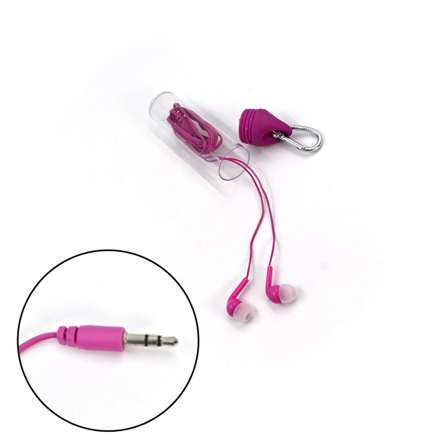 7273 Phone Earphones with Microphone with Case DeoDap