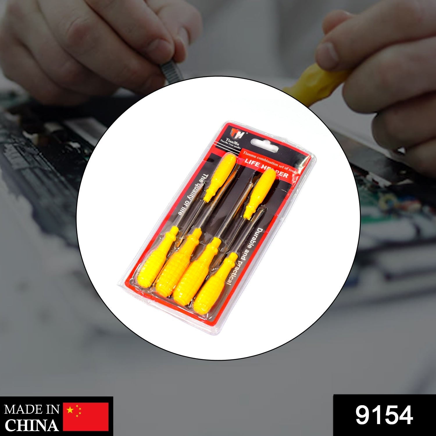 9154  6 pcs Screwdriver Set for Household Repair, DeoDap