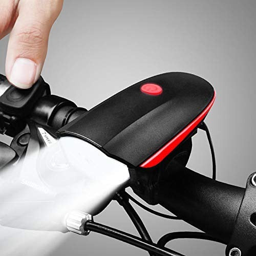 1562 Rechargeable Bicycle LED Bright Light with Horn Speaker DeoDap